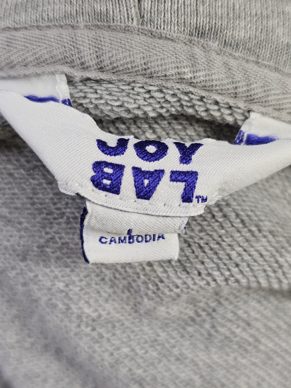 JoyLab Light Gray Half-Zip Hooded Pullover - Picture 8 of 9